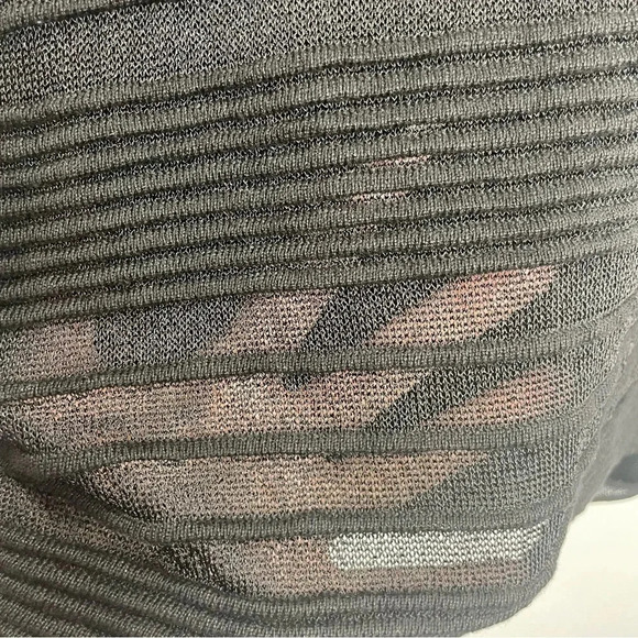 Lafayatte 148 Linen Blend Mara Textured Blouse with Tank Black - Picture 7 of 9